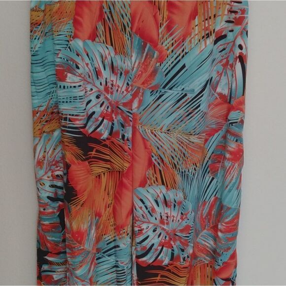 Plants Print Split Thigh Pants (size Large) NWT)💜💜💜👍 - Picture 10 of 10